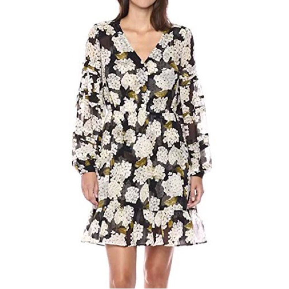 The Kooples Hortensia Hydrangea Mini Dress